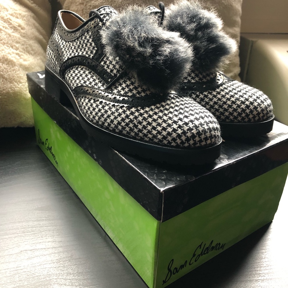 Sam Edelman Oxfords with pompom